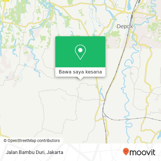 Peta Jalan Bambu Duri