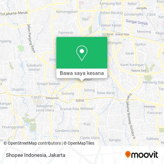 Peta Shopee Indonesia