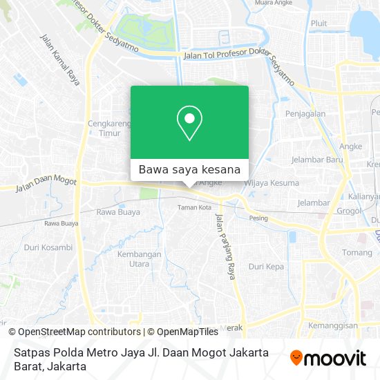 Peta Satpas Polda Metro Jaya Jl. Daan Mogot Jakarta Barat