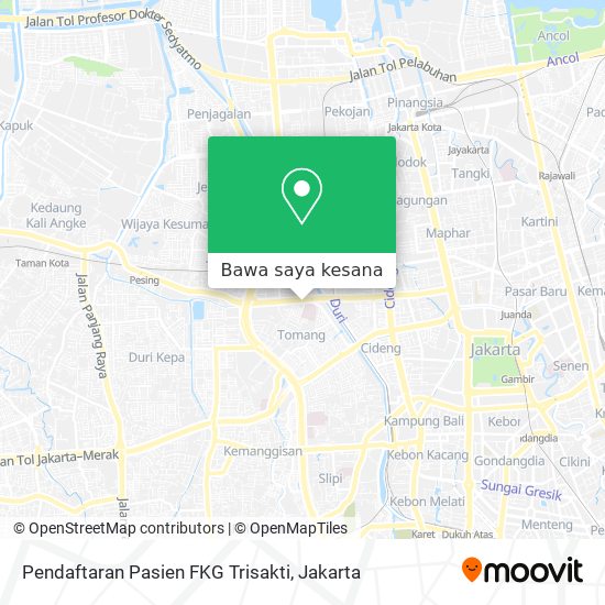 Peta Pendaftaran Pasien FKG Trisakti