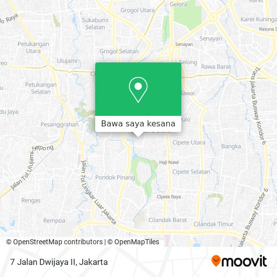 Peta 7 Jalan Dwijaya II