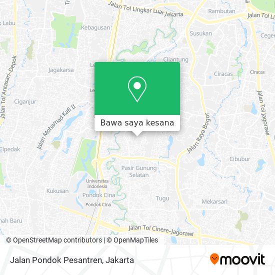 Peta Jalan Pondok Pesantren