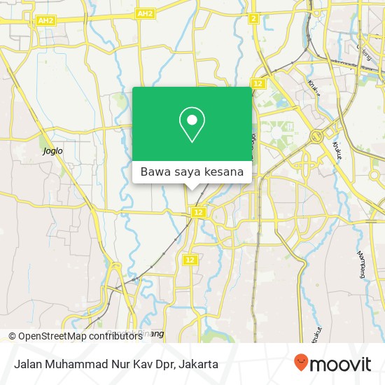 Peta Jalan Muhammad Nur Kav Dpr