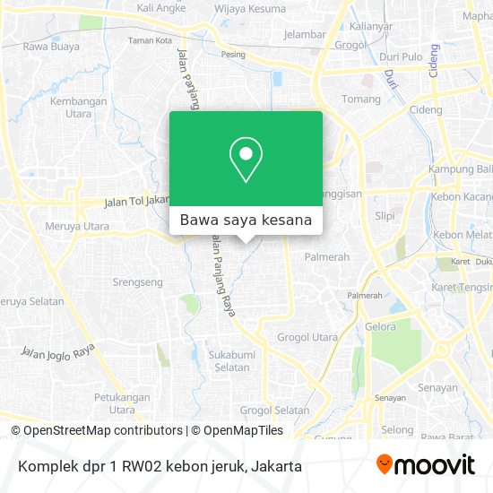 Peta Komplek dpr 1 RW02 kebon jeruk