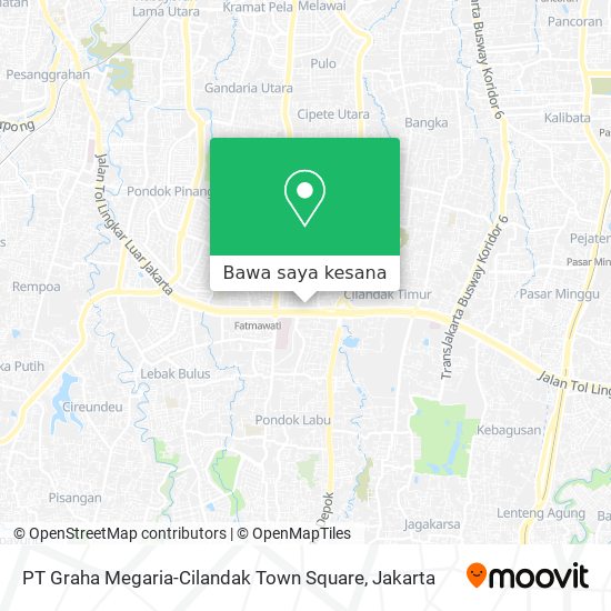 Peta PT Graha Megaria-Cilandak Town Square