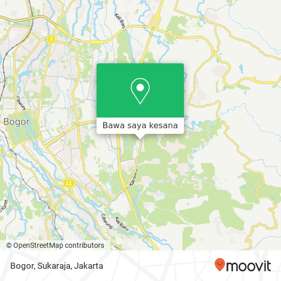 Peta Bogor, Sukaraja