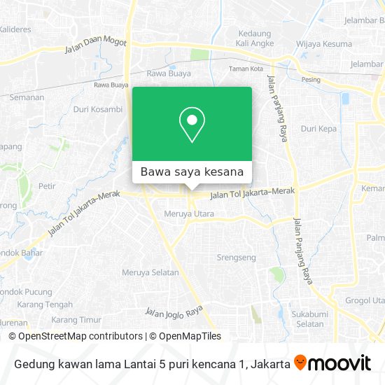 Peta Gedung kawan lama Lantai 5 puri kencana 1