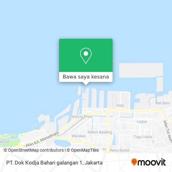 Peta PT. Dok Kodja Bahari galangan 1