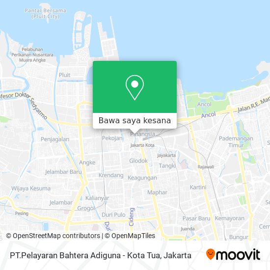 Peta PT.Pelayaran Bahtera Adiguna - Kota Tua