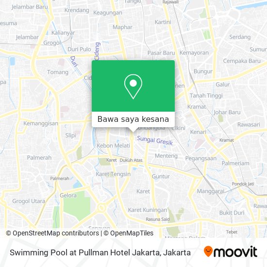 Peta Swimming Pool at Pullman Hotel Jakarta