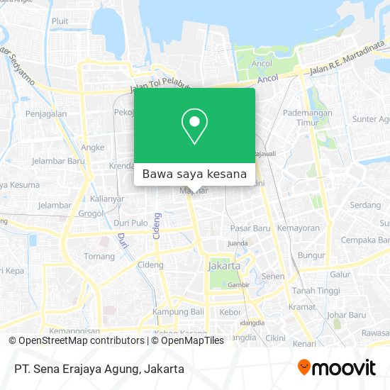 Peta PT. Sena Erajaya Agung