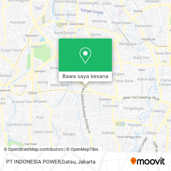 Peta PT INDONESIA POWER,Gatsu