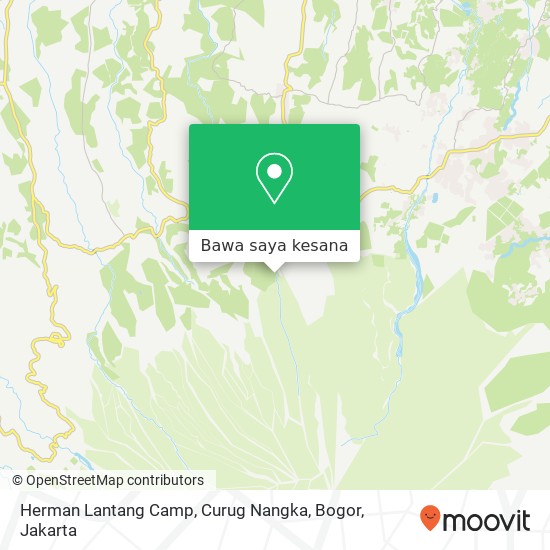 Peta Herman Lantang Camp, Curug Nangka, Bogor