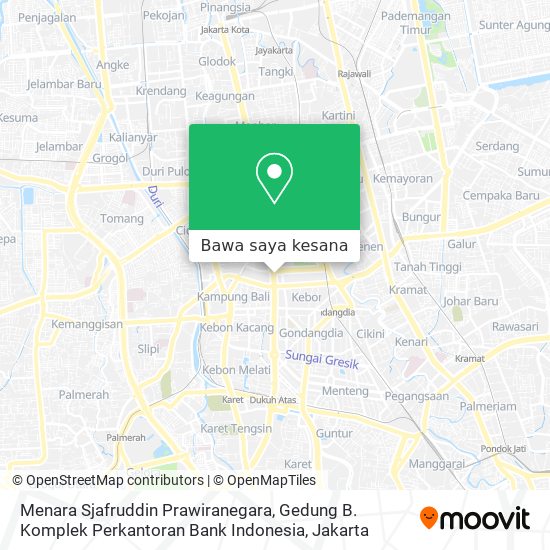 Peta Menara Sjafruddin Prawiranegara, Gedung B. Komplek Perkantoran Bank Indonesia
