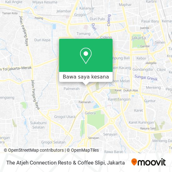 Peta The Atjeh Connection Resto & Coffee Slipi