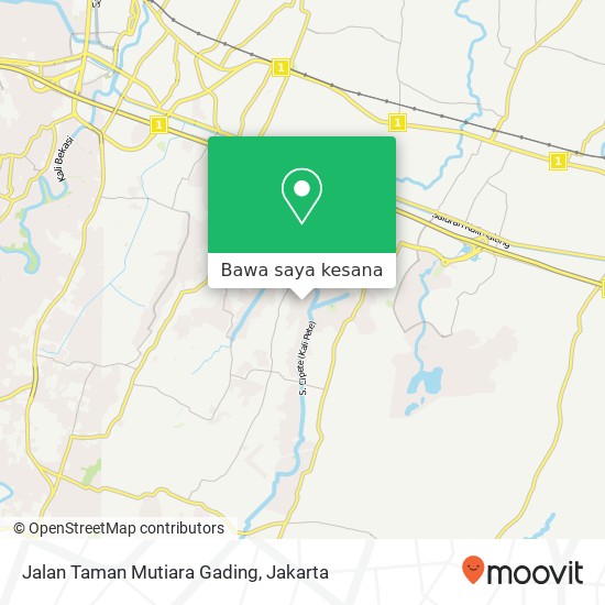 Peta Jalan Taman Mutiara Gading