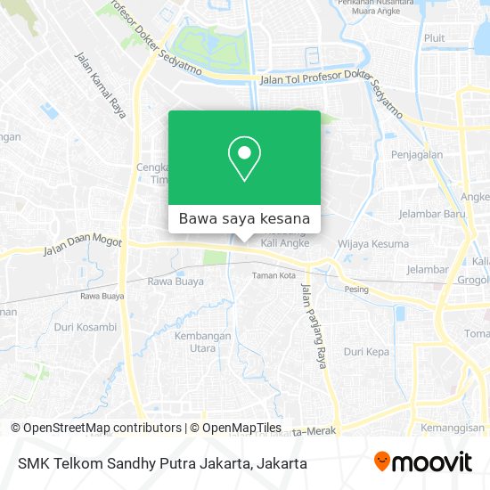 Peta SMK Telkom Sandhy Putra Jakarta