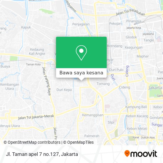 Peta Jl. Taman apel 7 no.127