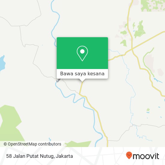 Peta 58 Jalan Putat Nutug