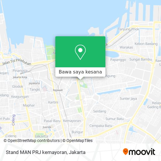 Peta Stand MAN PRJ kemayoran
