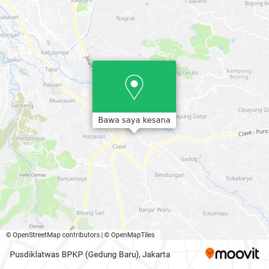 Peta Pusdiklatwas BPKP (Gedung Baru)