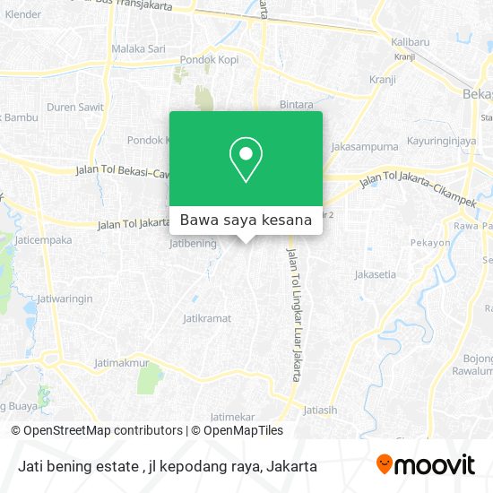 Peta Jati bening estate , jl kepodang raya