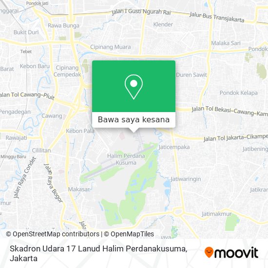 Peta Skadron Udara 17 Lanud Halim Perdanakusuma