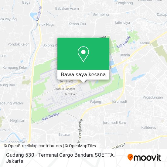 Peta Gudang 530 - Terminal Cargo Bandara SOETTA