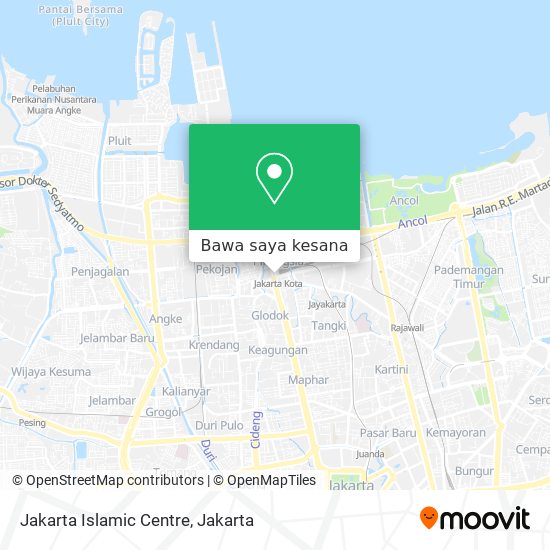 Peta Jakarta Islamic Centre
