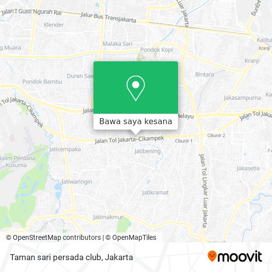 Peta Taman sari persada club