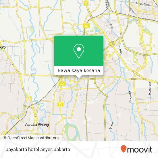 Peta Jayakarta hotel anyer