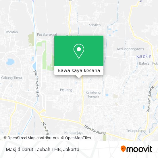 Peta Masjid Darut Taubah THB