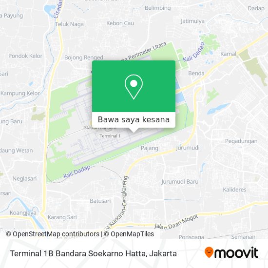 Peta Terminal 1B Bandara Soekarno Hatta