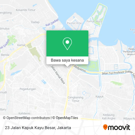 Peta 23 Jalan Kapuk Kayu Besar
