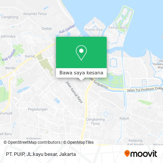 Peta PT. PUIP, JL.kayu besar