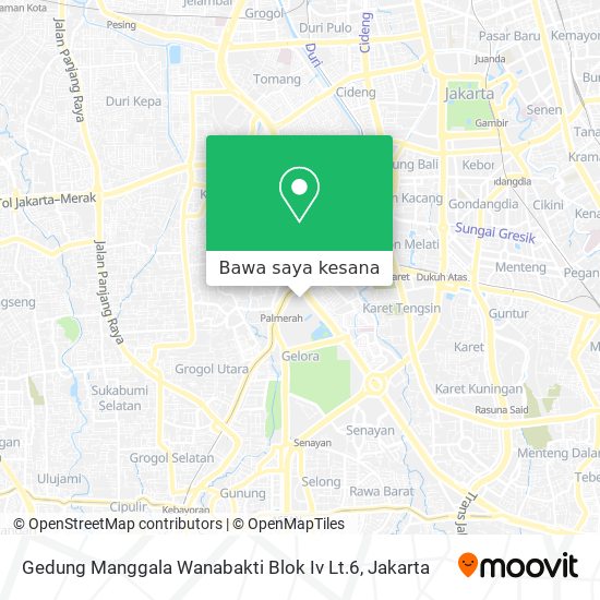 Peta Gedung Manggala Wanabakti Blok Iv Lt.6