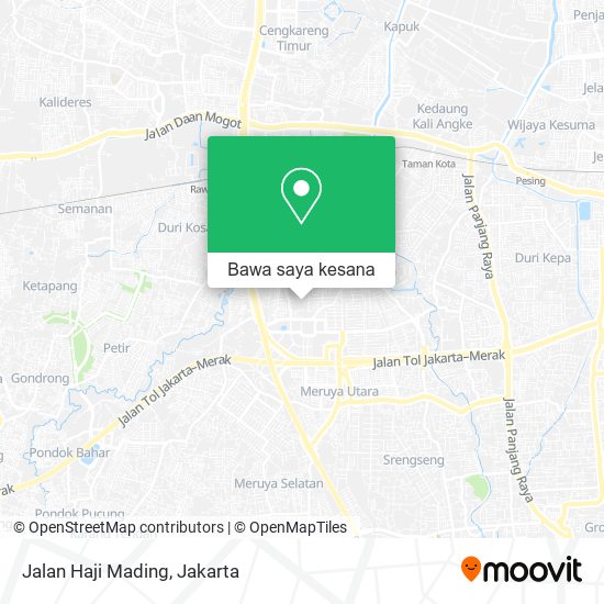 Peta Jalan Haji Mading