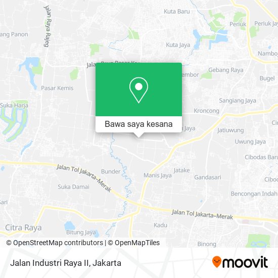 Peta Jalan Industri Raya II