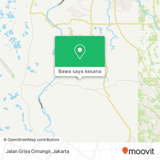 Peta Jalan Griya Cimangir