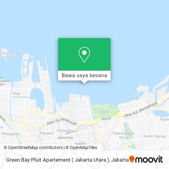 Peta Green Bay Pluit Apartement ( Jakarta Utara )