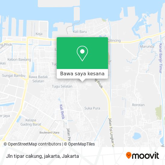 Peta Jln tipar cakung, jakarta