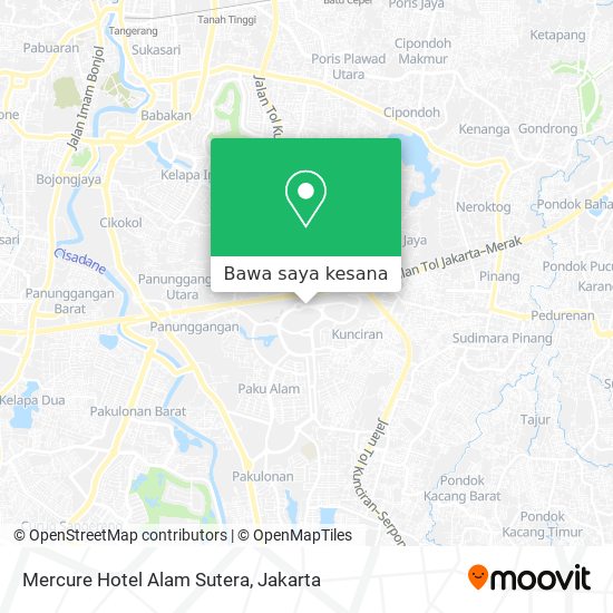 Peta Mercure Hotel Alam Sutera