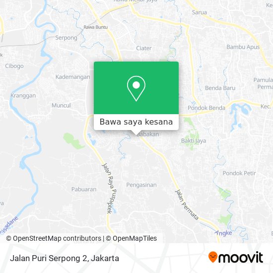 Peta Jalan Puri Serpong 2
