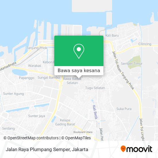 Peta Jalan Raya Plumpang Semper