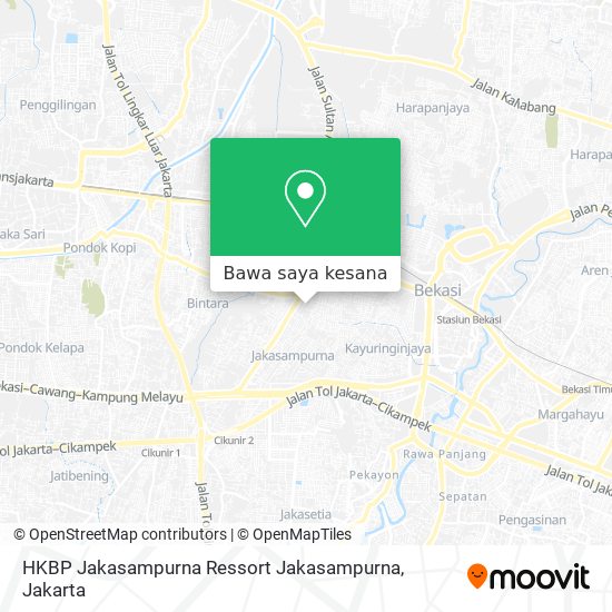 Peta HKBP Jakasampurna Ressort Jakasampurna