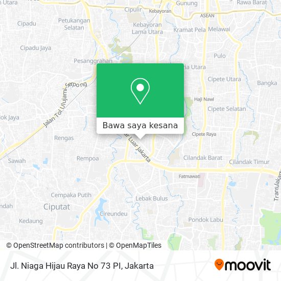 Peta Jl. Niaga Hijau Raya No 73 PI