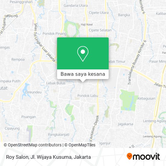 Peta Roy Salon, Jl. Wijaya Kusuma