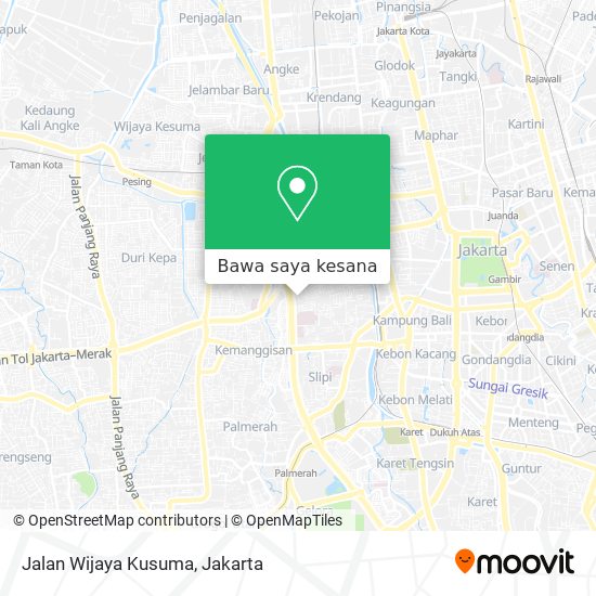 Peta Jalan Wijaya Kusuma