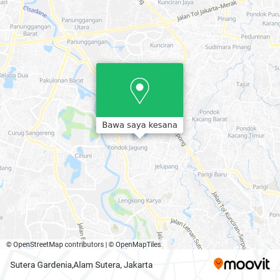 Peta Sutera Gardenia,Alam Sutera