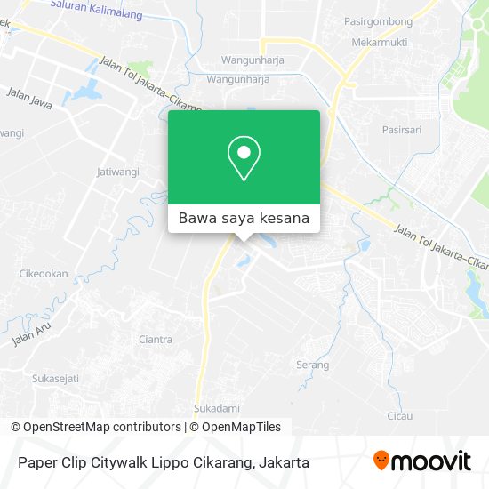 Peta Paper Clip Citywalk Lippo Cikarang